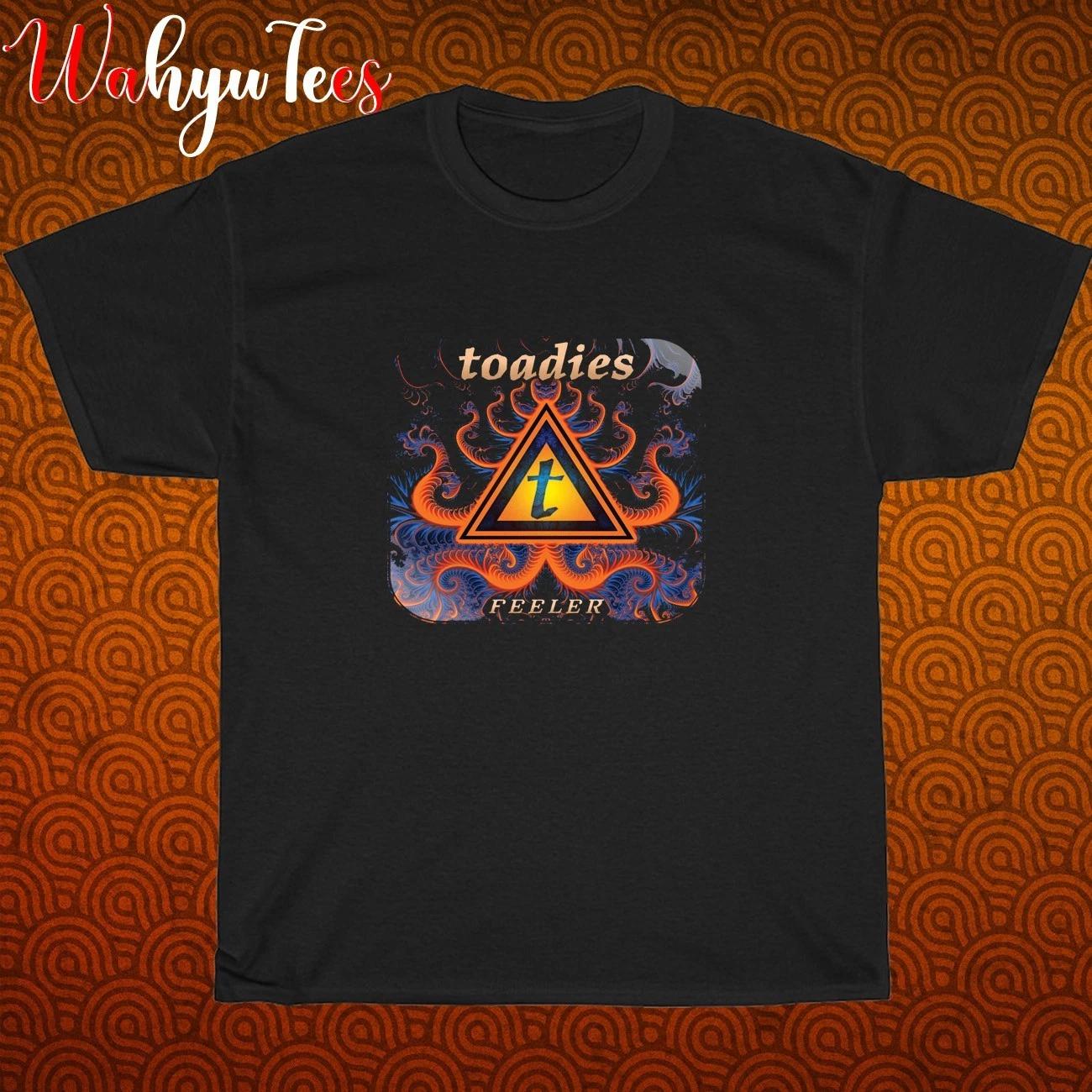 Новая унисекс футболка Toadies Feeler Logo Черный/Темно-синий Размеры S-5XL XXL