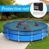 1pcs Swimming Pool Round Cover Water Evaporation Dustproof Outdoor Pool Tub Blanket With 12 Clips Outdoor Pool Accessories