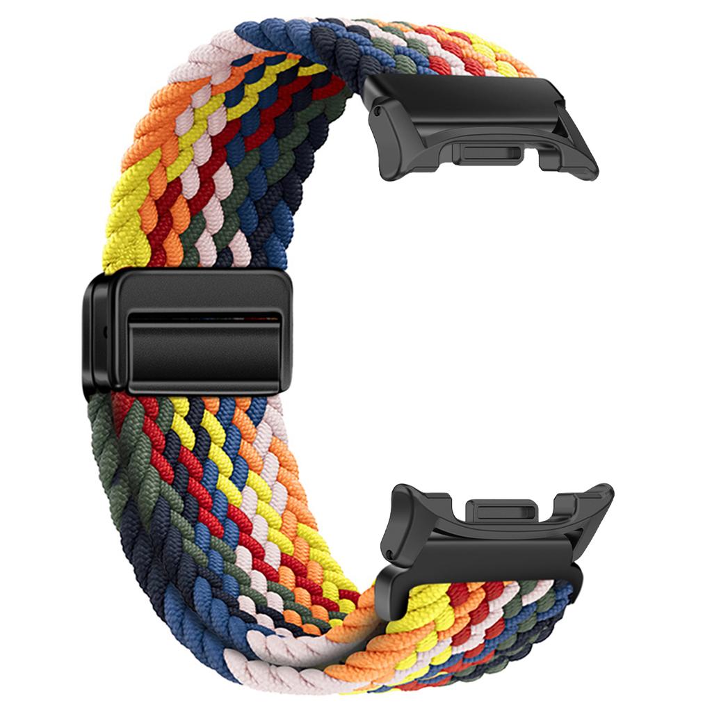 Braided Nylon Band for Samsung Galaxy Watch 8/8 Classic 46mm Magnetic Buckle for Galaxy Ultra 2025/7 47mm Colorful Sport Strap