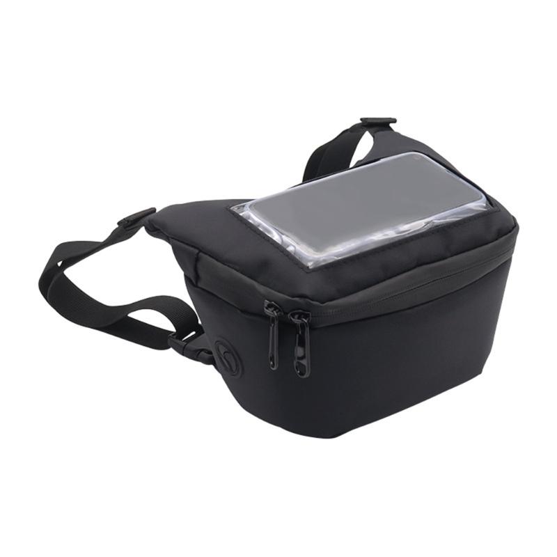 Waterproof Motorcycle Front Bag Expandable Motorcross Waist Pack Multifunction Scooter Backpack for Outdoor Sport Riding