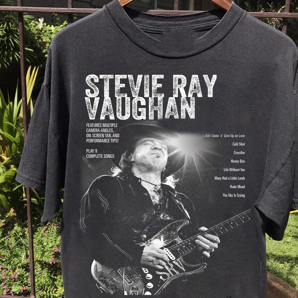 

Stevie Ray Vaughan Tour The Sky Is Crying T Shirt Full Size S-5XL Unisex T-Shirt XL