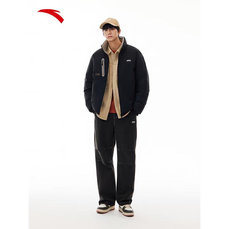 ANTA Reversible SKATE Series Retro Short Down Jacket XL