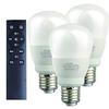 Dimmable and Color-Changing LED Bulb with Remote Control, E26 Base, 9W (equivalent To 60W), Warm WhiteDaylight, Timer, Night Light Function,