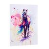 Watercolor Horse Animal Art Oil Painting Canvas Wall Picture Home Decoration 40*57cm