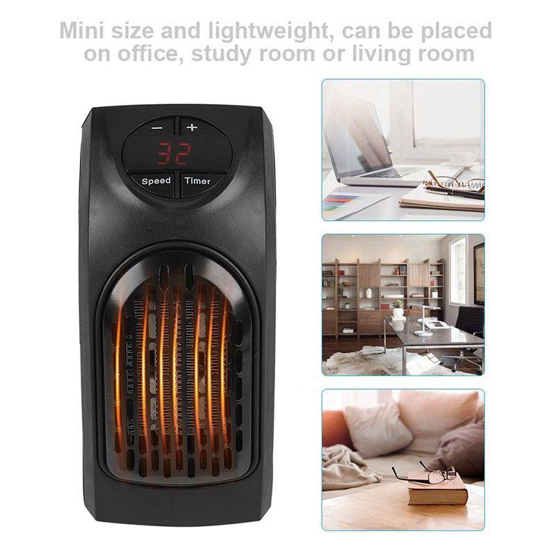 Quiet Electric Handy Warm Fan Mini Office Room Blower Air Heater For Efficient Heating