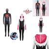 2023 Spider-man Miles Gwen Cosplay Costume Women's Spider-man Jumpsuit Milk Silk Fabric