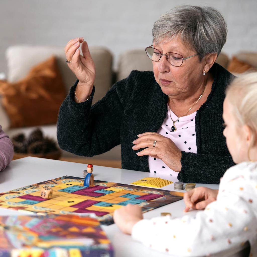 Gioco di Strategia Marrakech per Famiglie Party Giochi di Carte da Tavolo