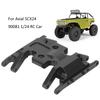 RC Grbox Mount Aluminum Alloy Box Chassis Base Plate Holder for   SCX24 90081 1/24 RC Car