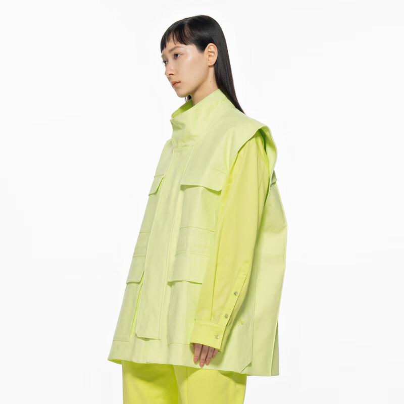 JNBY Loose Fit Stand Collar Cotton Vest XS