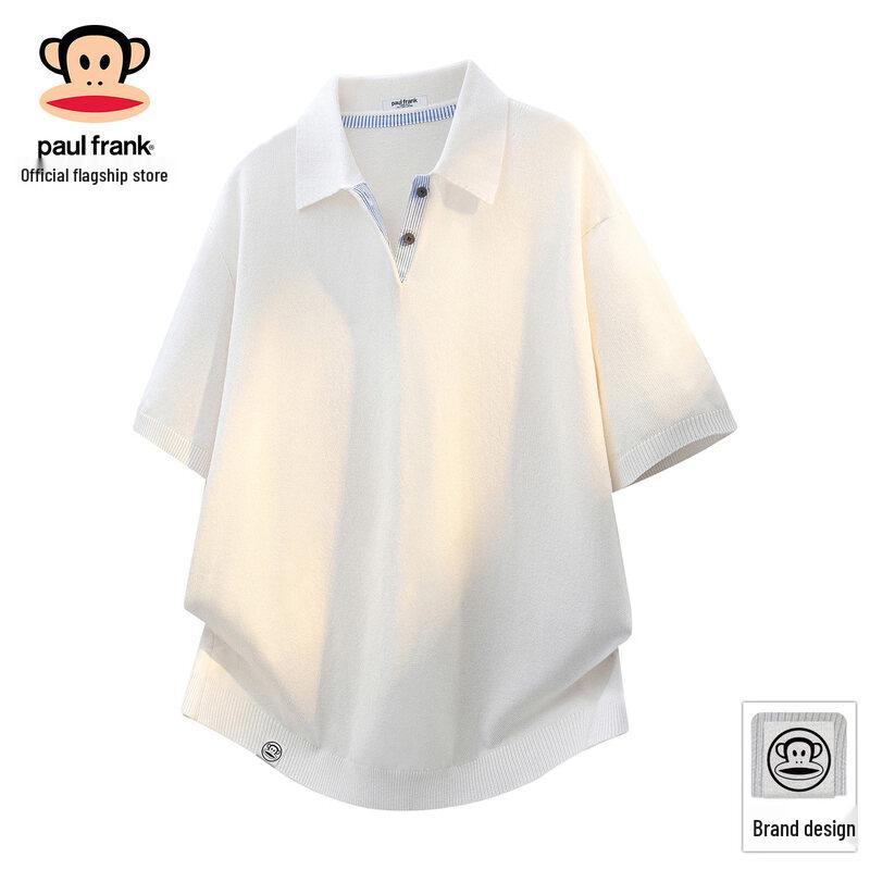 Paul Frank Men s Textured Breathable Polo Shirt L