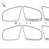 Soczewki lusterek wstecznych BMW X5 E70 (51167174981, 51167174982) - Niefunkcjonalny
