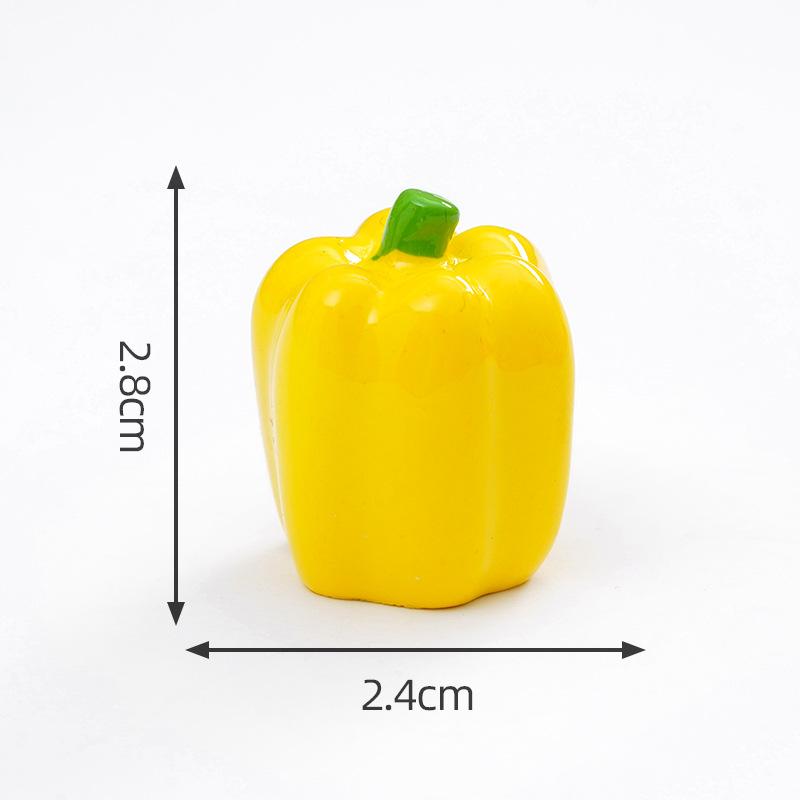 5/10Pcs Simulation Vegetable Small Decorate DIY Photography Landscape Toys Peppers Corn Broccoli Onion Small Vegetable Ornaments