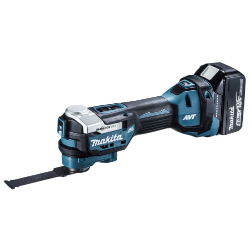 Makita Rechargeable Multi-Tool 18V6Ah with Battery, Charger and Case TM52DRG Blue