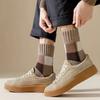 Fashion Thickened Warm Winter Socks Breathable Colorblock Warm Wool Socks Soft Comfortable Home Socks Unisex
