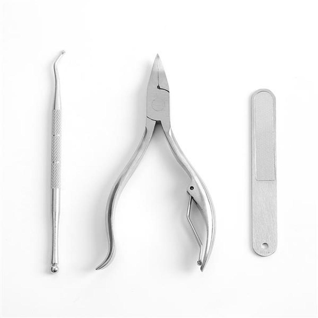 Remedy Ingrown Toenail Nail Nipper 3-piece Pedi Thick Toenail Clipper