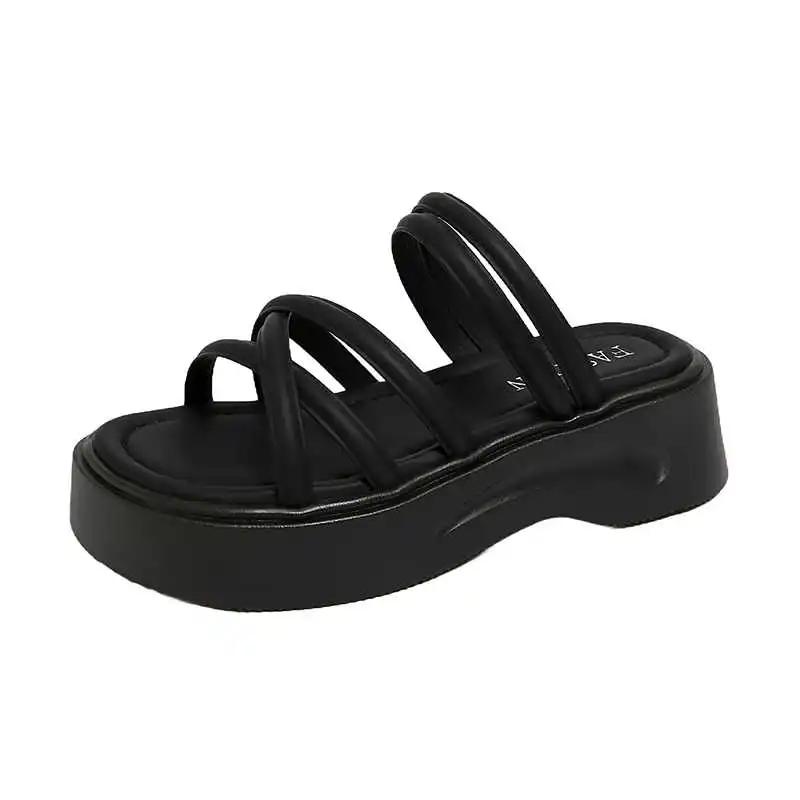 Fashion Round Foot Super Lightweight Sandals On The Post Sneakers Slippers Shoes Women's Sabdalia Sports Cheaper Stylish Lux