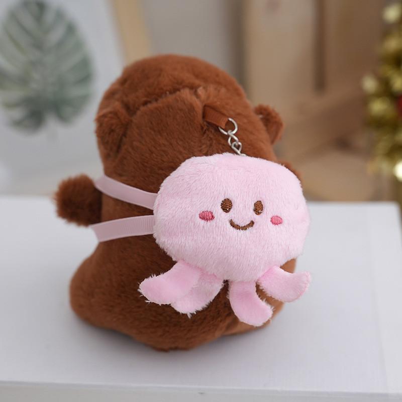 Charming Capybara Plush Keychain Soft Toy In Various Designs Ideal For Collectors And Gift Givers