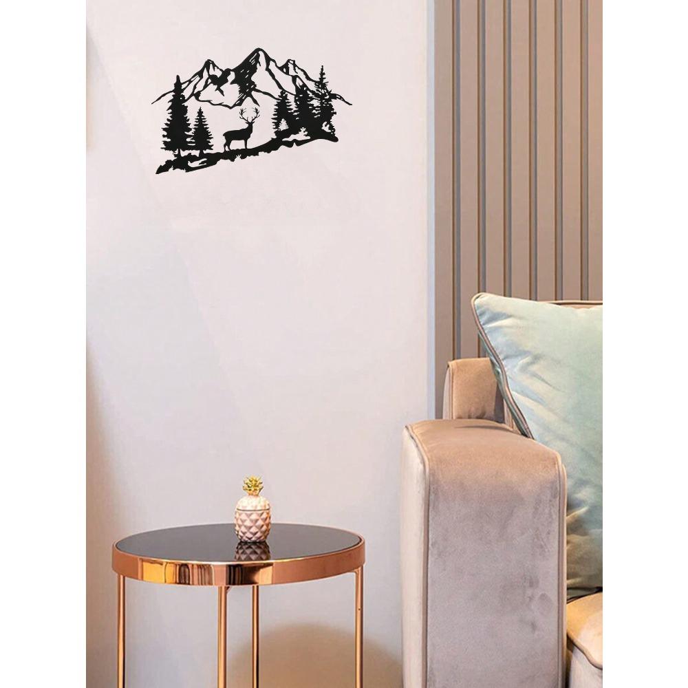 Metal Deer Wall Art Iron Home Decor 1PC