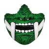 Half Face Protective Masks Prajna Demon Mask for Paintball CS Game Cosplay