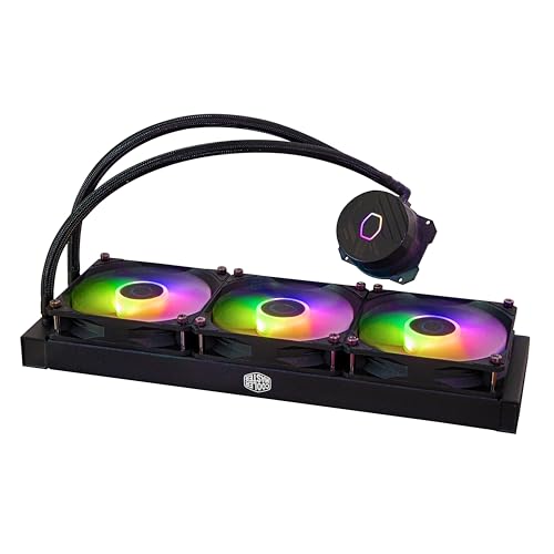 Cooler Master MasterLiquid 360L Core ARGB LGA1700/AM5 Compatible Water Cooling CPU Cooler with 360mm Radiator, MLW-D36M-A18PZ-R1 (FN1929)