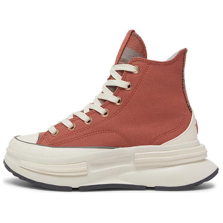 Converse Lifestyle Comfortable Versatile Trendy High-Top Canvas Shoes Unisex Sneakers Brick-Red A12451C