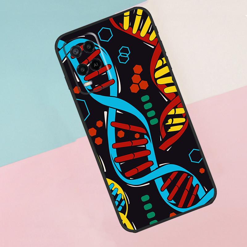 Science DNA Biology For Oppo A74 A94 A54 A80 A78 A98 A40 A60 A18 A38 A58 A15 A17 A77 A57S A16 A76 A96 Phone Case