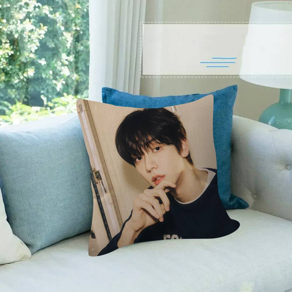 Kpop Group TxT Soobin   Personalized Pillow Dust Cover Bedroom Kids Party Decoration Pillowcase Birthday Children Gift