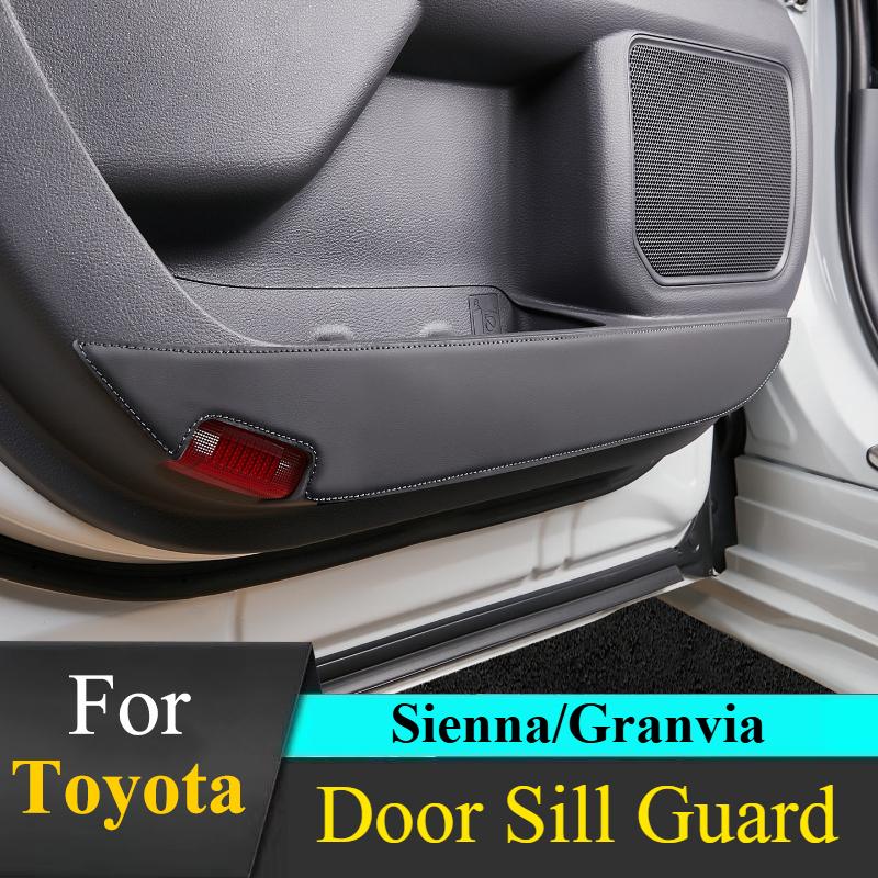 For Toyota Sienna Granvia Thickened Door Anti-Kick Pad Original Car  Full Coverage Scratch Resistant Clean Accessories