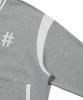 Beentrill Newyork Varsity Oversized Jacket (Melange Grey)