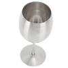Bicchieri da Vino con Gambo in Acciaio Inossidabile Calici da Vino Durevoli in Acciaio Inossidabile 304 per Festa Ufficio Matrimonio Anniversario
