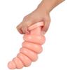 Duen Thick Large Pull Beads Butt Plug Men's and Women's Back Court Masturbation Device Suction Cup Butt Plug SM Anal Dilatation Device Adult Sex