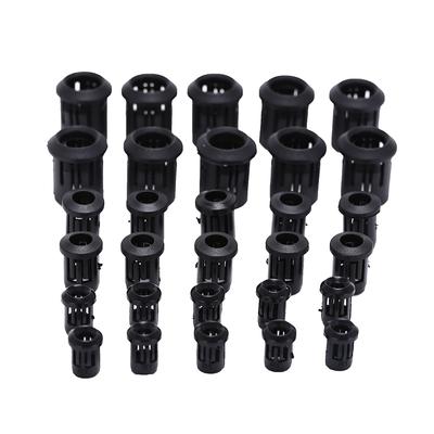 10pcs Black Plastic Lamp Bases LED Lamp Diode Holder Black Clip Bezel Socket Mount 3mm/5mm/8mm