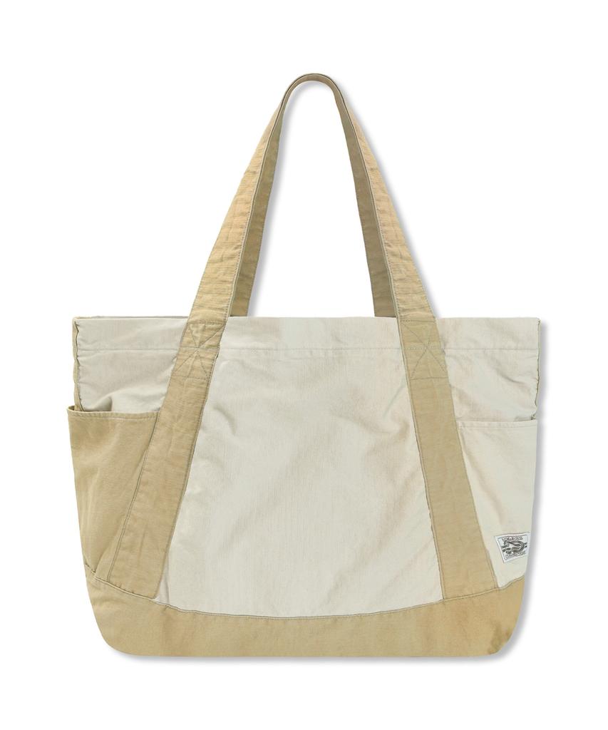 Xtonz Xta108 Ripstop Cotton Washed Tote Bag (Beige)
