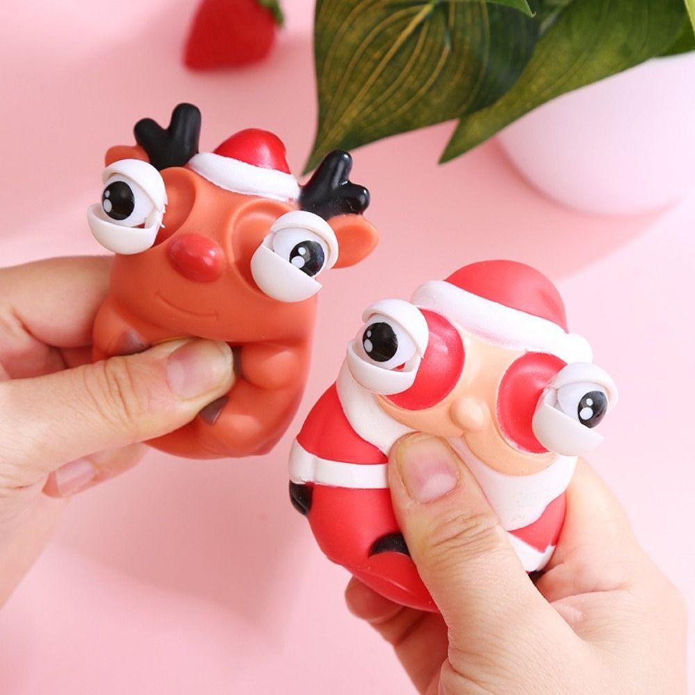 Anti Stress Christmas Santa Claus Creative Gift Fidget Toy Squeeze Toys Sensory Toys Kids Toys