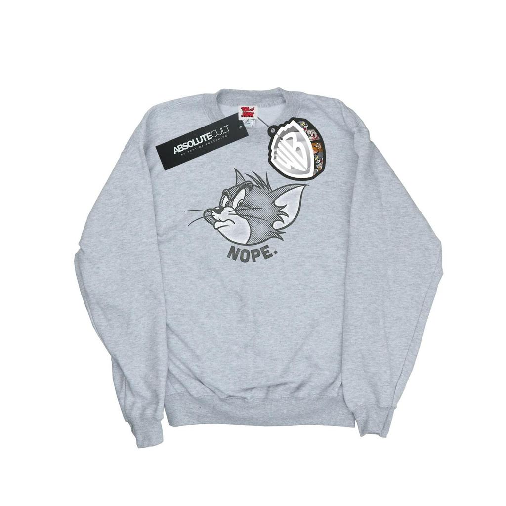 Tom And Jerry Mens Nope Face Sweatshirt