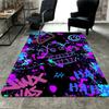 Vivid Graffiti Rug Floor Mat for Living Room or Bedroom Soft and Comfortable Carpet a Gift for Birthday and Holiday.SFF0917523