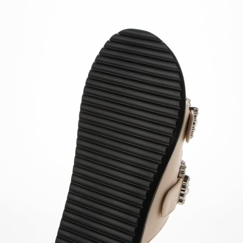 [Carino] Platform Jewel Buckle Sandals