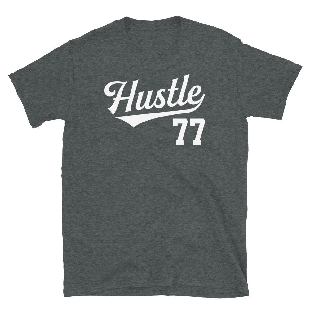 Бейсболка Hustle 77 Успех Предпринимателя с коротким рукавом, Унисекс 2XL