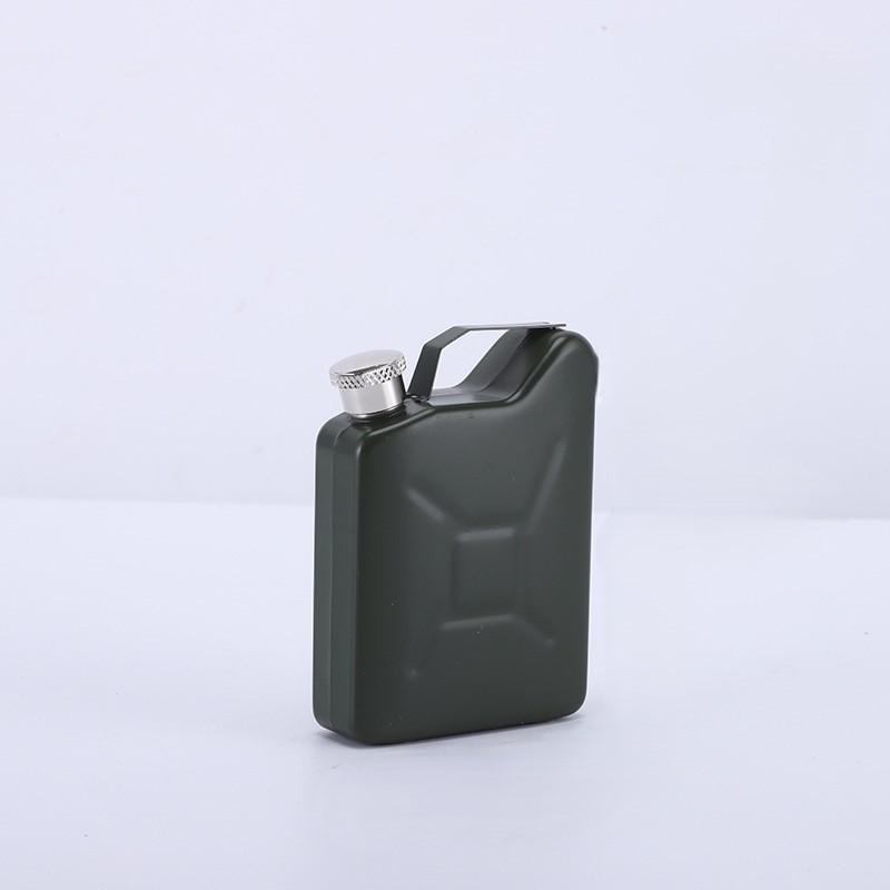 Stainless Steel Alien Oil Drum Hip Flask, Hidden Liquor Disguised Alcohol Container Bottle, Outdoor Portable, 5Oz, 304