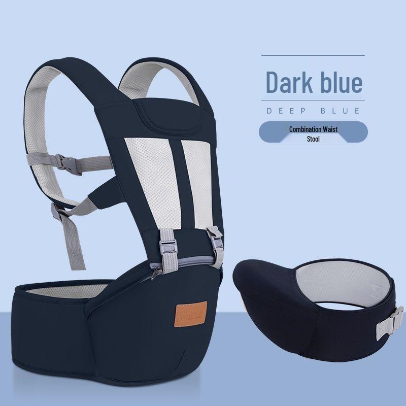 Lightweight Baby Carrier Waist Stool - Multifunctional, All-Season, Front & Back Use for On-the-Go.