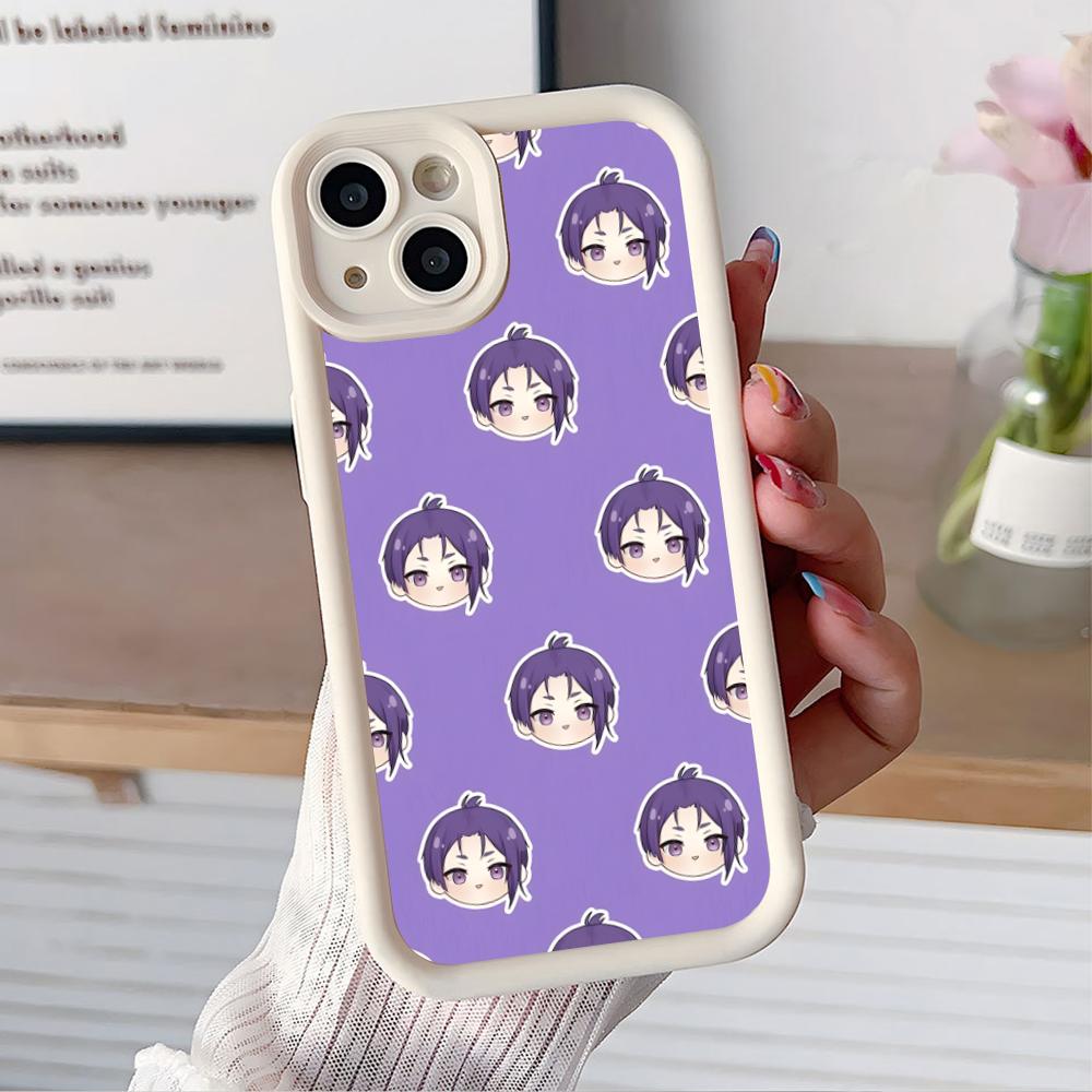 Blue Lock Reo Mikage Thicken TPU Mobile Phone Case for iPhone 17 16 15 14 13 12 11 Air Pro Max Plus Colorful Cover