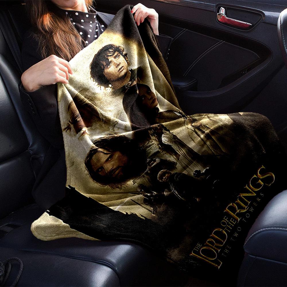 1pc The Lord of the Rings The Two Towers Flannel Blanket Soft Warm Throw for Home, Office, Travel, All-Season Cozy Bedding GiftL1172