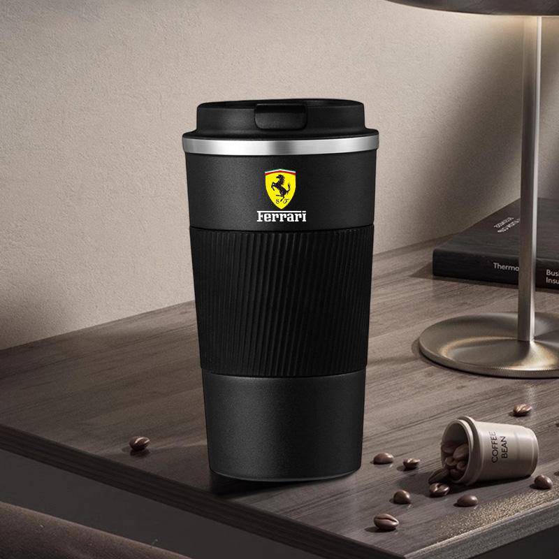 Emblemă Mașină F1 Ferrari Cană Termos din Oțel Inoxidabil Cană Apă Cafea Pentru Ferrari Roma 488 Portofino F8 Roma Spider SF90 Superfast
