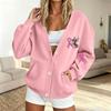 Damen Casual Langarm Bedruckter Pullover für den Alltag