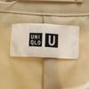unused UNIQLO Oversize Stainless collar coat XL natural Tagged Men's Used