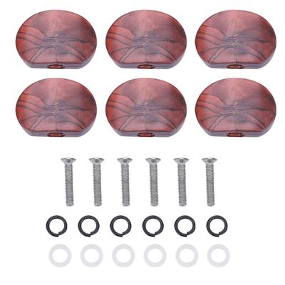 6 Stück Satz Stimmwirbel Mechaniken Acrylknöpfe für Gitarre(# 5)