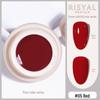 Ice-Clear Solid Cat's Eye Nail Polish - Smooth Cream Color Glue