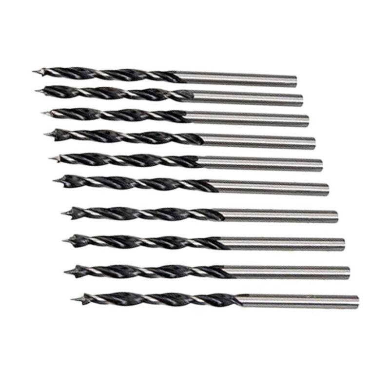 Set burghie portabile premium pentru prelucrarea lemnului, 10 x diametrul burghielor de 3 mm