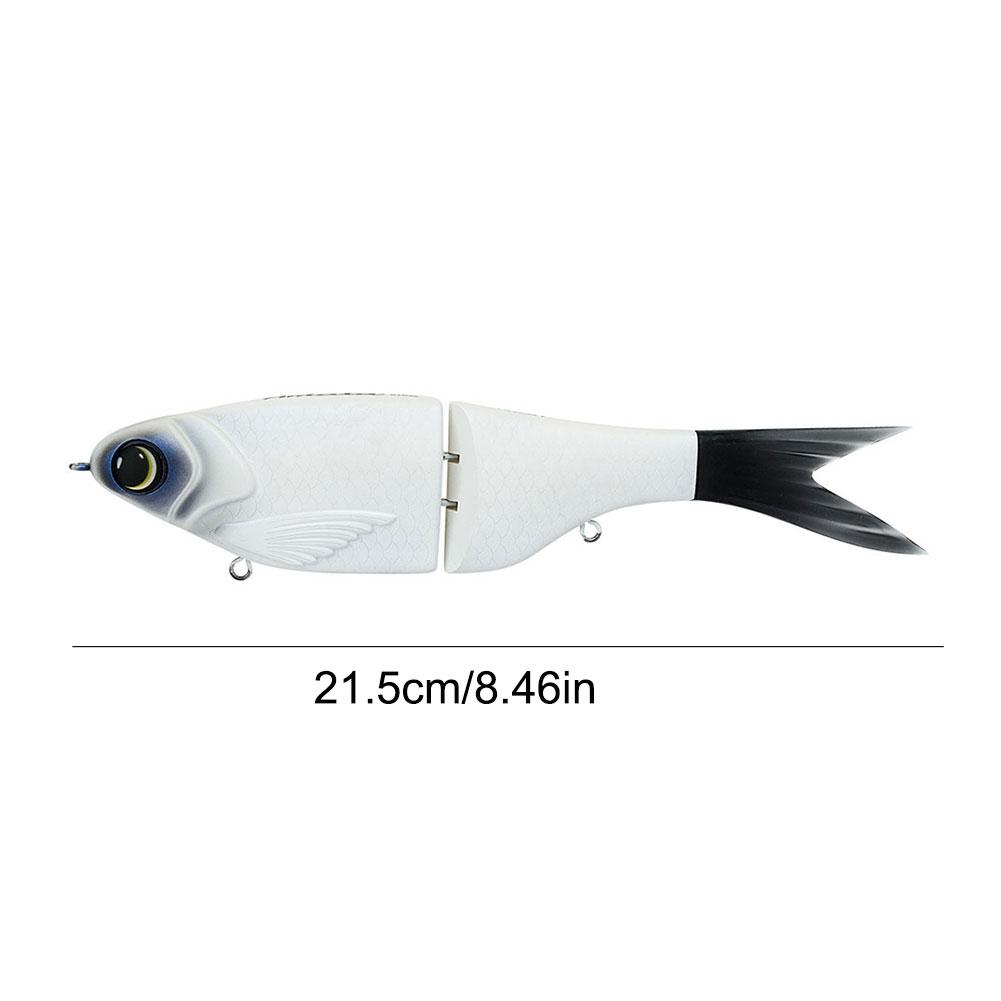 

Amata Glide Swimbait Soft Lure 215mm 73g Slow Sinking Silicone Wobblers for Pike Bass Shad Glide Swimbait Fishing Lures