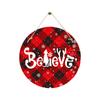 Christmas New Door Hanging Christmas Holiday Party Atmosphere Decoration Hanging Door Sign Customization